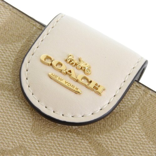 COACH コーチ MEDIUM CORNER ZIP WALLET 二つ折り 財布 