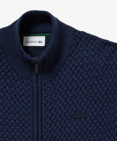 LACOSTE Mens(ラコステ　メンズ)/バスケットニットジップアップ/img06