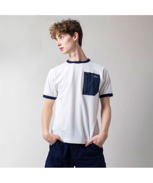 LACOSTE Mens(ラコステ　メンズ)/アウトドアジップポケット鹿の子地半袖Tシャツ/img10