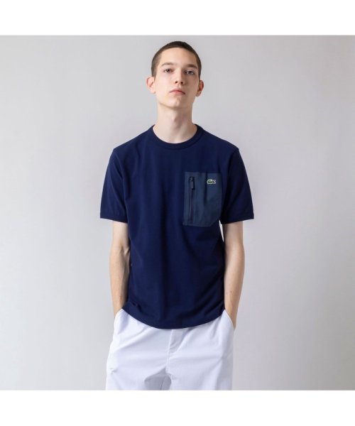 LACOSTE Mens(ラコステ　メンズ)/アウトドアジップポケット鹿の子地半袖Tシャツ/img14