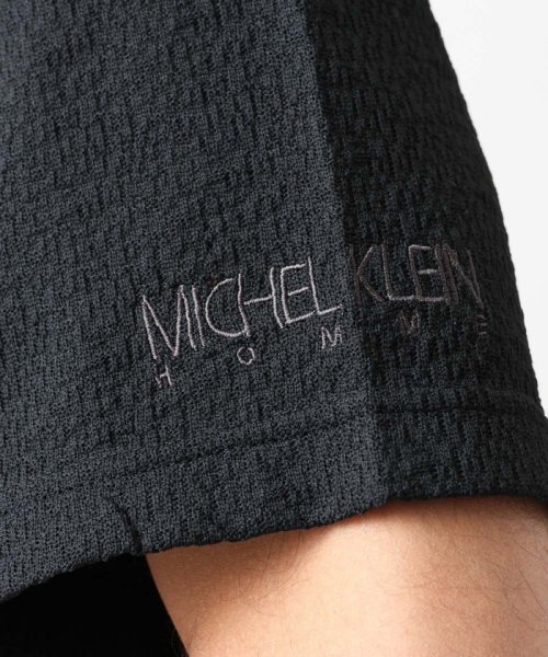 MICHEL KLEIN HOMME(ミッシェルクランオム)/ニット半袖Tシャツ セットアップ 24SS/img14