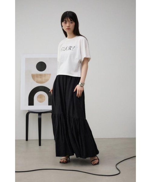 AZUL by moussy(アズールバイマウジー)/ビジュー付ロゴTEE/img03