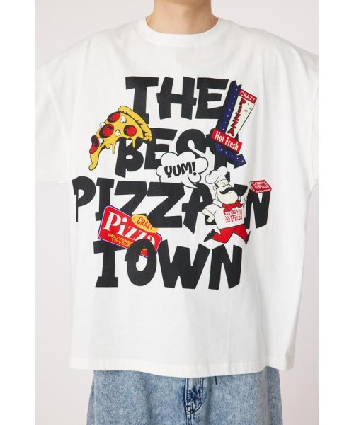 RODEO CROWNS WIDE BOWL(ロデオクラウンズワイドボウル)/PIZZA TOWN Tシャツ/img10