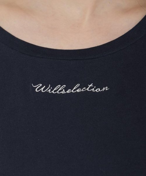 WILLSELECTION(ウィルセレクション)/ロゴプリントパールビジューパフTシャツ/img17