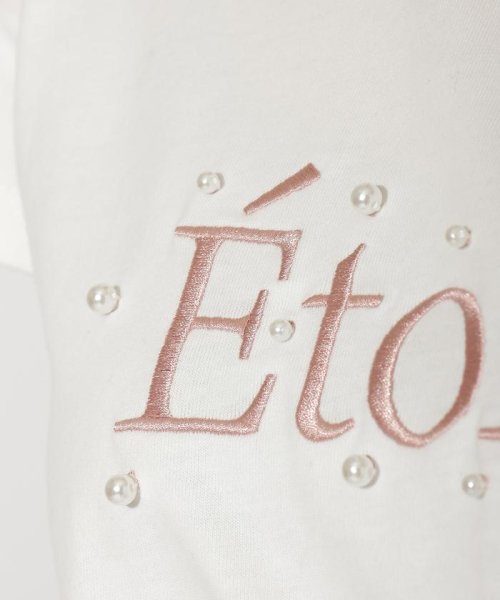 WILLSELECTION(ウィルセレクション)/Etoile刺繍パールロゴゆるTシャツ/img05