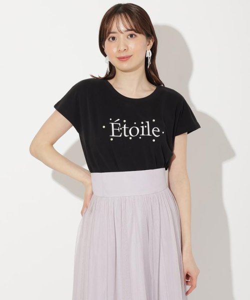 WILLSELECTION(ウィルセレクション)/Etoile刺繍パールロゴゆるTシャツ/img24