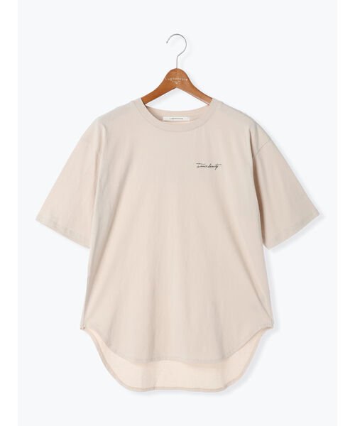 Lugnoncure(ルノンキュール)/前後ロゴ刺繍Tシャツ/img18