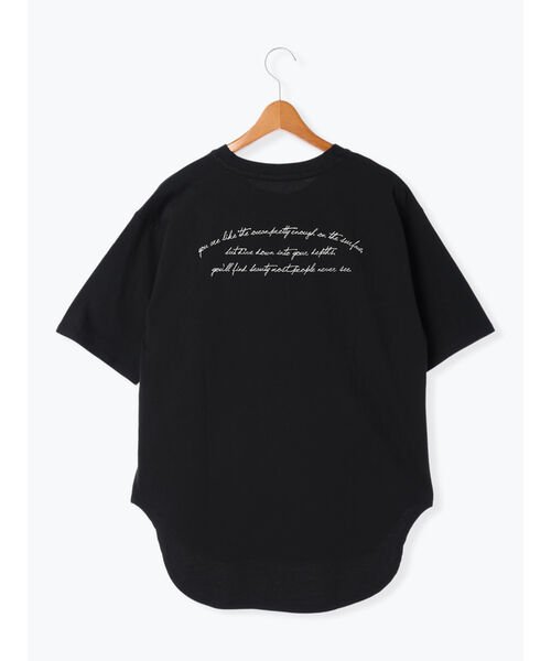 Lugnoncure(ルノンキュール)/前後ロゴ刺繍Tシャツ/img21