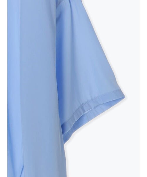 Samansa Mos2 blue(サマンサモスモス ブルー)/前裾ドロストシャツ/img45