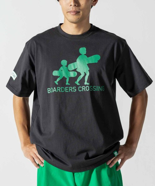 inhabitant(inhabitant)/inhabitant(インハビタント) Boarders Crossing T－shirts サーファープリントTシャツ カジュアルファッション サーフィン レ/img10