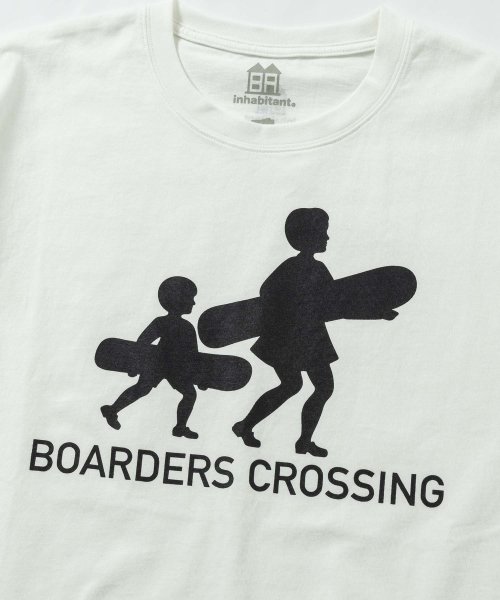 inhabitant(inhabitant)/inhabitant(インハビタント) Boarders Crossing T－shirts サーファープリントTシャツ カジュアルファッション サーフィン レ/img28