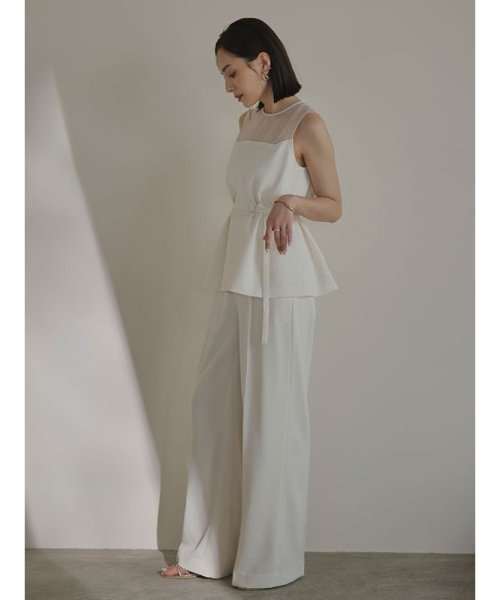 コンフォートタックストレートパンツ 着丈 ウエスト ヒップ 股上 股下 わたり幅 31cm 裾幅