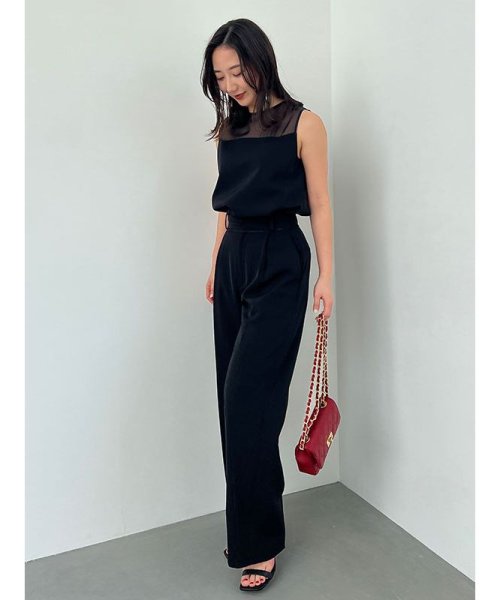 コンフォートタックストレートパンツ 着丈 ウエスト ヒップ 股上 股下 わたり幅 31cm 裾幅