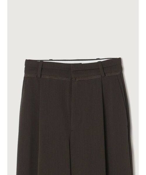 コンフォートタックストレートパンツ 着丈 ウエスト ヒップ 股上 股下 わたり幅 31cm 裾幅