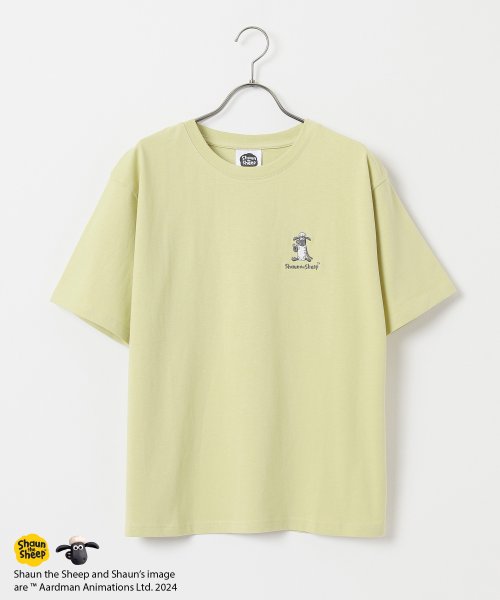Honeys(ハニーズ)/ひつじのショーン／半袖Ｔ トップス Tシャツ カットソー 綿100％ イラストプリント /img15