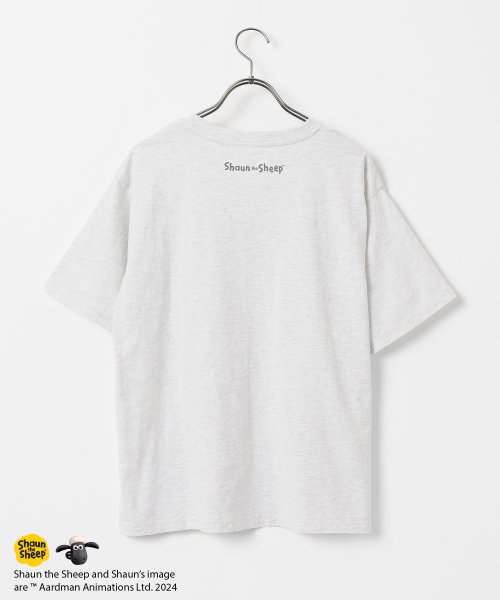 Honeys(ハニーズ)/ひつじのショーン／半袖Ｔ トップス Tシャツ カットソー 綿100％ イラストプリント /img22