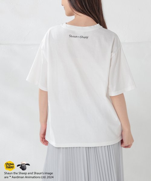 Honeys(ハニーズ)/ひつじのショーン／半袖Ｔ トップス Tシャツ カットソー 綿100％ イラストプリント /img26