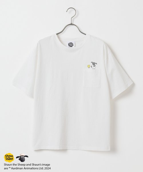 Honeys(ハニーズ)/ひつじのショーン／半袖Ｔ トップス Tシャツ カットソー 綿100％ イラストプリント /img27