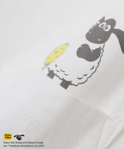 Honeys(ハニーズ)/ひつじのショーン／半袖Ｔ トップス Tシャツ カットソー 綿100％ イラストプリント /img35