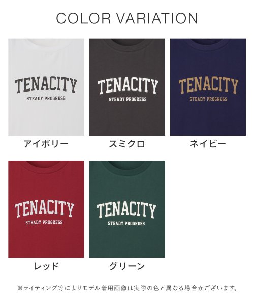 Honeys(ハニーズ)/ゆるカレッジプリントＴ トップス Tシャツ カットソー 半袖Tシャツ ロゴT UVカット /img33