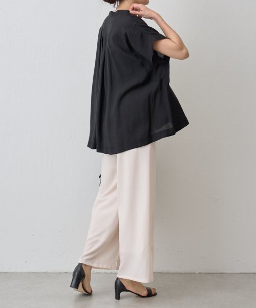 《LIVETART》ライトジョーゼットワイドパンツ LIVETART