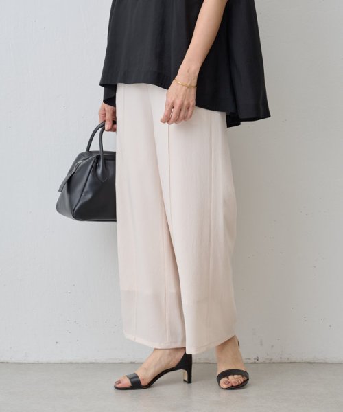 《LIVETART》ライトジョーゼットワイドパンツ LIVETART