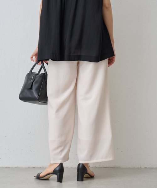 《LIVETART》ライトジョーゼットワイドパンツ LIVETART