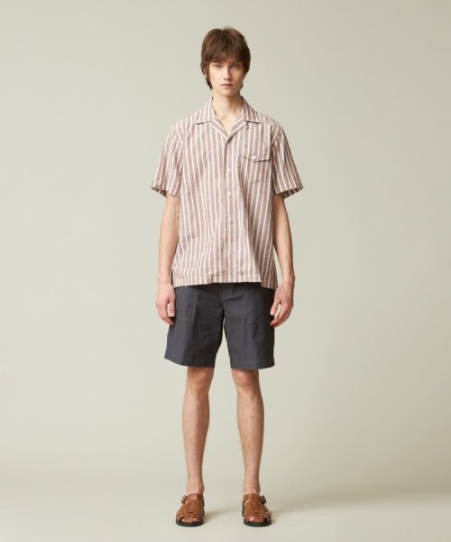 J.PRESS MENS(J．プレス　メンズ)/【HYBRID LINEN】オープンカラーシャツ/img03