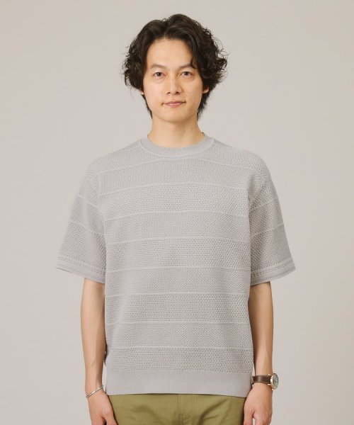 TAKEO KIKUCHI(タケオキクチ)/【イージーケア】スポンディッシュ ニットTシャツ/img14