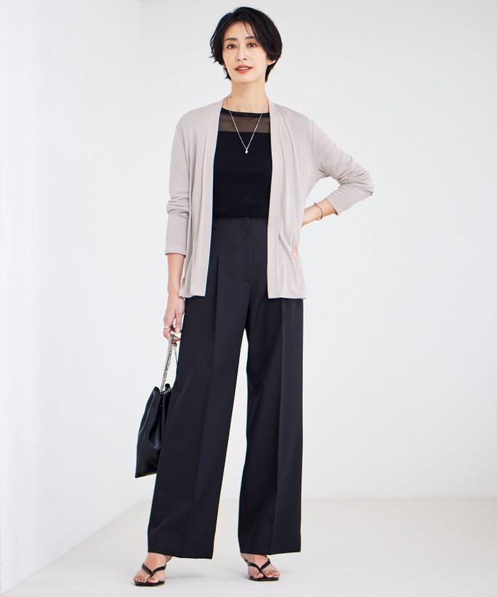 新品♡　2024SS　ICB　洗える　ドライメッシュ　シアーニット　トップス ICB｜【洗える】 ドライメッシュ ニットトップス | Rakuten