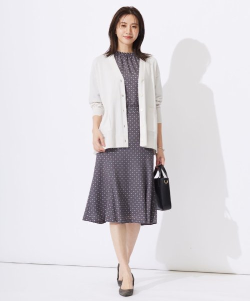 J.PRESS LADIES（LARGE SIZE）(J．プレス　レディス（大きいサイズ）)/【洗える】ジオメトリックプリント スカート/img02