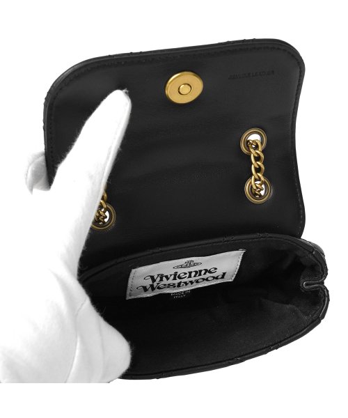 Vivienne Westwood ヴィヴィアン ウエストウッド ショルダーバッグ 52020005U L004X N403 Vivienne Westwood ウエストウッド ショルダーバッグ 52020005U L004X ブラック BLACK