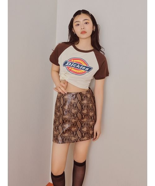 LILY BROWN(リリー ブラウン)/【LILY BROWN Dickies(R)】クロップドロゴTシャツ/img02