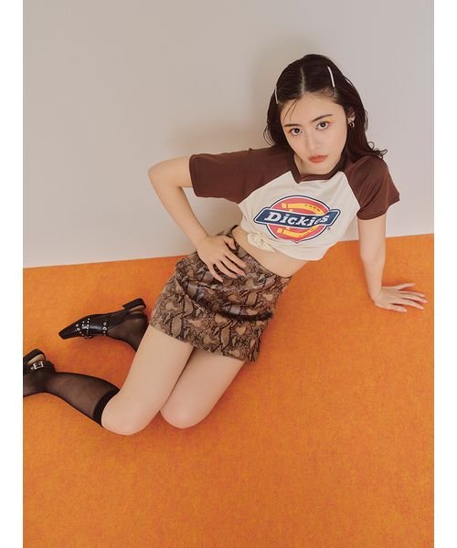 LILY BROWN(リリー ブラウン)/【LILY BROWN Dickies(R)】クロップドロゴTシャツ/img03