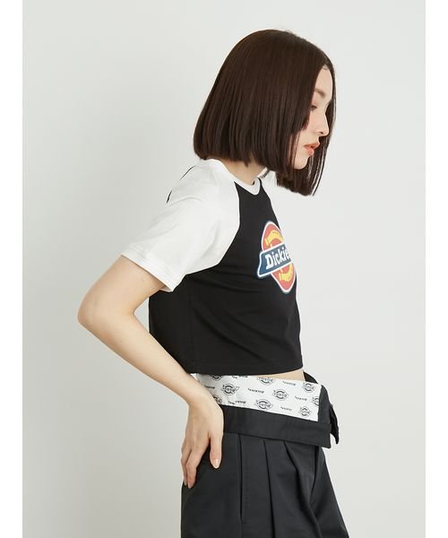 LILY BROWN(リリー ブラウン)/【LILY BROWN Dickies(R)】クロップドロゴTシャツ/img07
