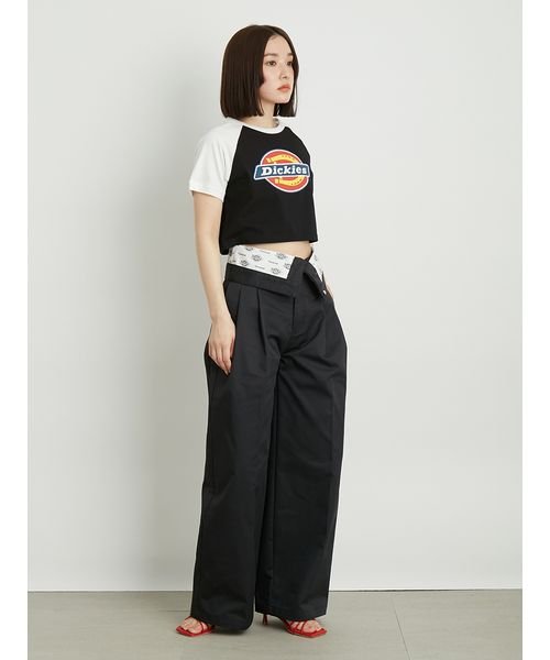 LILY BROWN(リリー ブラウン)/【LILY BROWN Dickies(R)】クロップドロゴTシャツ/img12