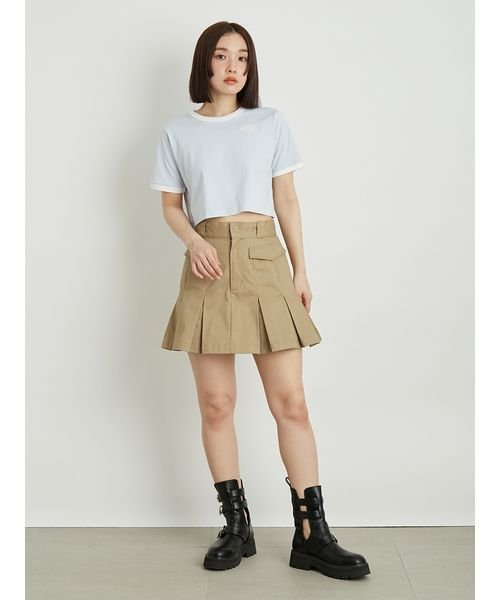 LILY BROWN(リリー ブラウン)/【LILY BROWN Dickies(R)】クロップドロゴTシャツ/img19