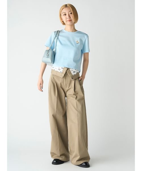 LILY BROWN(リリー ブラウン)/【LILY BROWN Dickies(R)】クロップドロゴTシャツ/img21