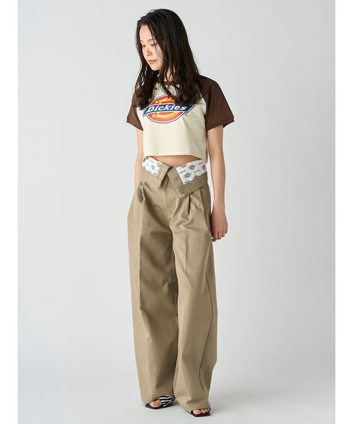 LILY BROWN(リリー ブラウン)/【LILY BROWN Dickies(R)】クロップドロゴTシャツ/img22
