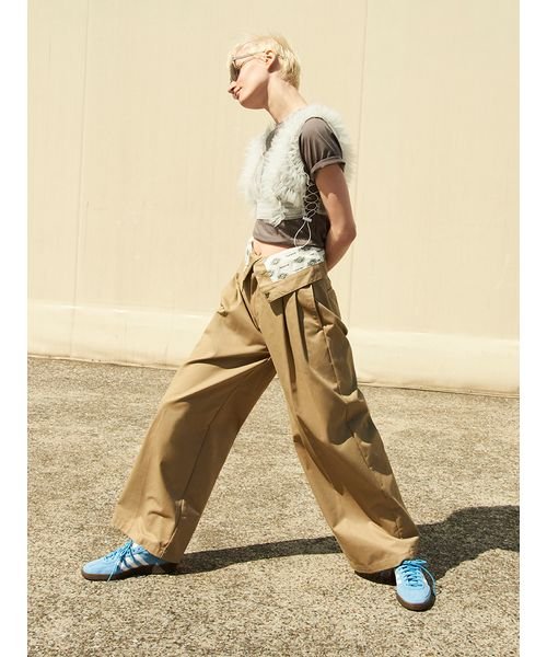 LILY BROWN(リリー ブラウン)/【LILY BROWN Dickies(R)】874ハイウエストチノパンツ/img07