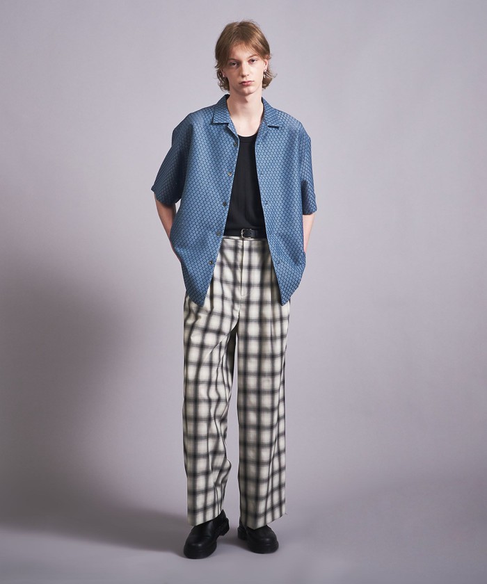 パンツ monkey time TW GRAY CHECK WIDE 1P PANTS パンツ monkey time TW GRAY CHECK WIDE 1P PANTS MONKEY TIME