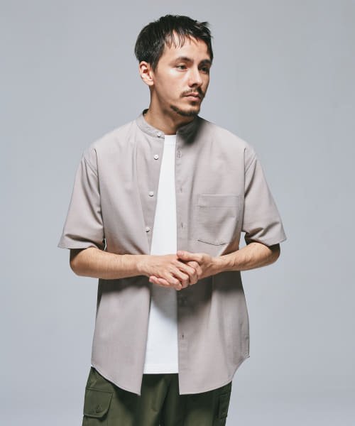 『永山瑛太さん着用』『一部WEB限定』『UR TECH DRYLUXE』バンドカラーシャツ 人気・おすすめ｜安定人気・収納便利におすすめ 丁寧対応 配送追跡可 国内発送・保証制度対応