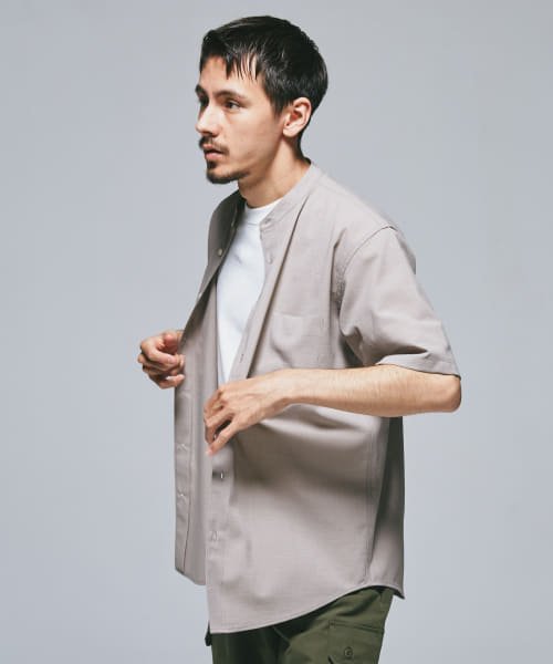 『永山瑛太さん着用』『一部WEB限定』『UR TECH DRYLUXE』バンドカラーシャツ 人気・おすすめ｜安定人気・収納便利におすすめ 丁寧対応 配送追跡可 国内発送・保証制度対応