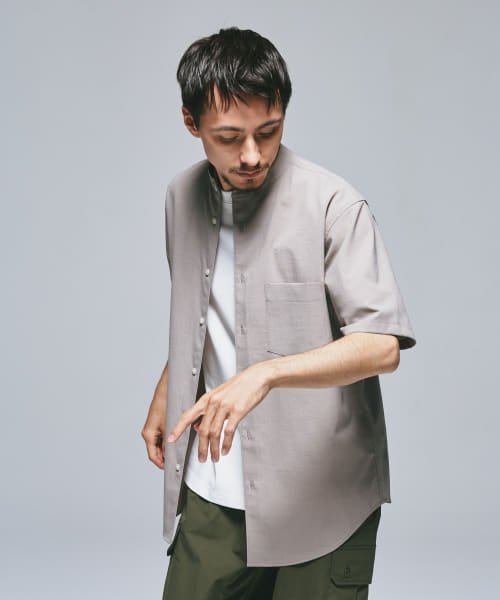 『永山瑛太さん着用』『一部WEB限定』『UR TECH DRYLUXE』バンドカラーシャツ 人気・おすすめ｜安定人気・収納便利におすすめ 丁寧対応 配送追跡可 国内発送・保証制度対応
