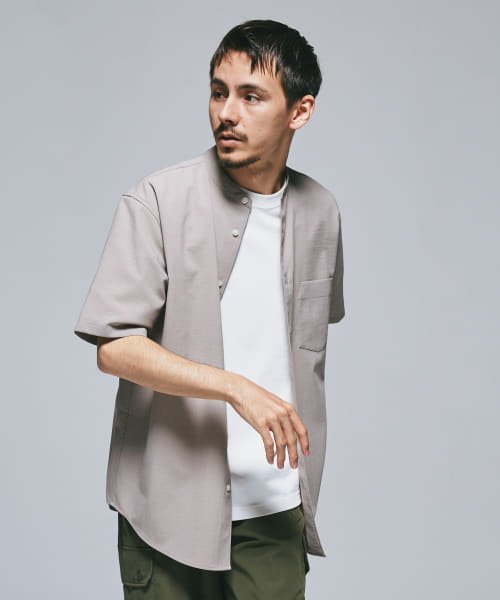 『永山瑛太さん着用』『一部WEB限定』『UR TECH DRYLUXE』バンドカラーシャツ 人気・おすすめ｜安定人気・収納便利におすすめ 丁寧対応 配送追跡可 国内発送・保証制度対応