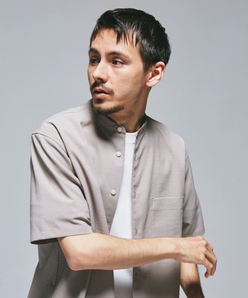 『永山瑛太さん着用』『一部WEB限定』『UR TECH DRYLUXE』バンドカラーシャツ 人気・おすすめ｜安定人気・収納便利におすすめ 丁寧対応 配送追跡可 国内発送・保証制度対応