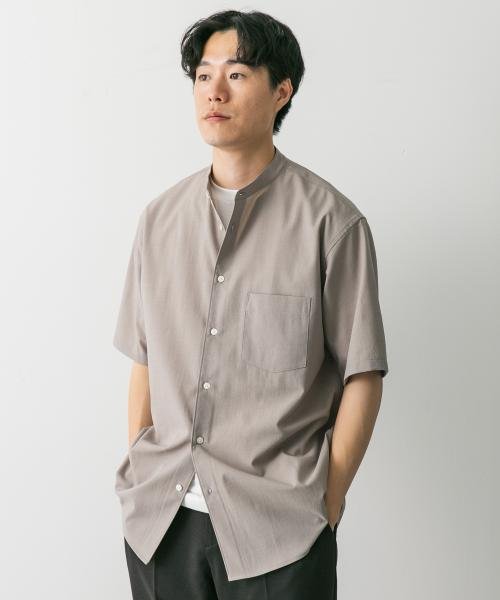 『永山瑛太さん着用』『一部WEB限定』『UR TECH DRYLUXE』バンドカラーシャツ 人気・おすすめ｜安定人気・収納便利におすすめ 丁寧対応 配送追跡可 国内発送・保証制度対応