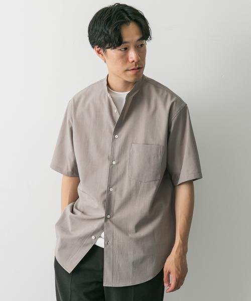 『永山瑛太さん着用』『一部WEB限定』『UR TECH DRYLUXE』バンドカラーシャツ 人気・おすすめ｜安定人気・収納便利におすすめ 丁寧対応 配送追跡可 国内発送・保証制度対応