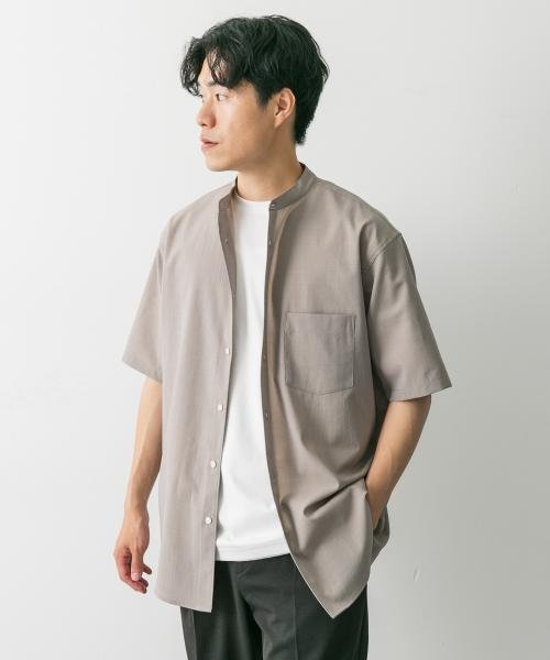 『永山瑛太さん着用』『一部WEB限定』『UR TECH DRYLUXE』バンドカラーシャツ 人気・おすすめ｜安定人気・収納便利におすすめ 丁寧対応 配送追跡可 国内発送・保証制度対応