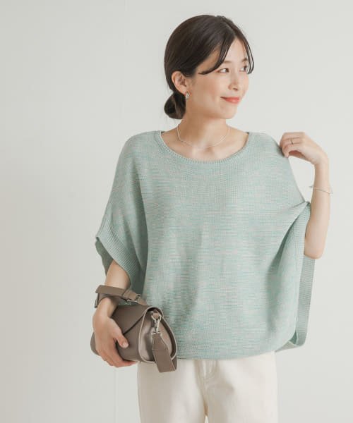 URBAN RESEARCH DOORS(アーバンリサーチドアーズ)/メランジガーターショートKNIT/img01